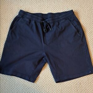 Good Man Navy Blue Casual Shorts